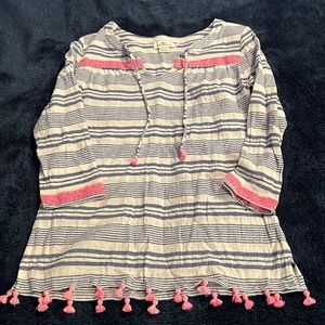 Vineyard Vines womens top with fringe